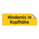 Hindernis in Kopfhöhe