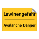 Lawinengefahr - Avalanche Danger