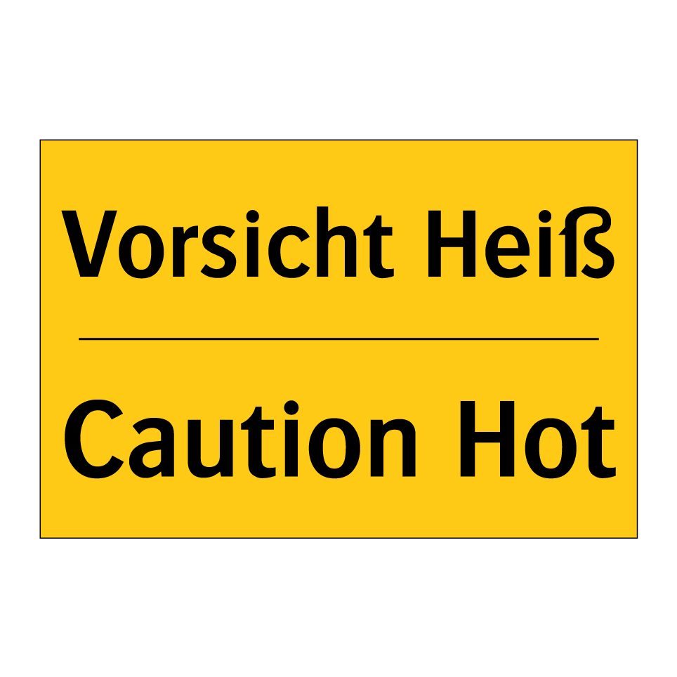 Kauf Vorsicht Hei Caution Hot Schild SignOnline DE W2649 kauf-vorsicht-hei-caution-hot-schild-signonline-de-w2649