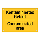Kontaminiertes Gebiet - Contaminated area