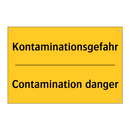 Kontaminationsgefahr - Contamination danger