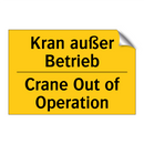 Kran außer Betrieb - Crane Out of Operation