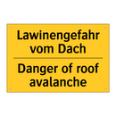 Lawinengefahr vom Dach - Danger of roof avalanche
