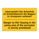 Lebensgefahr! Der Aufenthalt im /.../ - Danger to life! Staying in the /.../