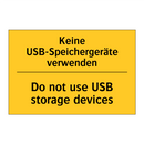 Keine USB-Speichergeräte verwenden/.../ - Do not use USB storage devices