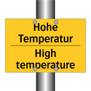 Hohe Temperatur - High temperature