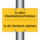 In allen Chemikalienschränken - In all chemical cabinets