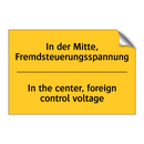 In der Mitte, Fremdsteuerungsspannung/.../ - In the center, foreign control /.../