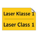 Laser Klasse 1 - Laser Class 1