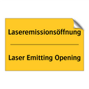 Laseremissionsöffnung - Laser Emitting Opening