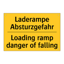 Laderampe Absturzgefahr - Loading ramp danger of falling