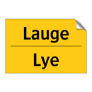 Lauge - Lye