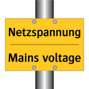 Netzspannung - Mains voltage