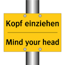 Kopf einziehen - Mind your head