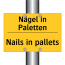 Nägel in Paletten - Nails in pallets