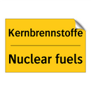 Kernbrennstoffe - Nuclear fuels
