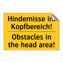 Hindernisse im Kopfbereich! - Obstacles in the head area!