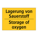 Lagerung von Sauerstoff - Storage of oxygen