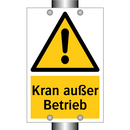 Kran außer Betrieb