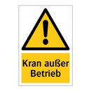 Kran außer Betrieb