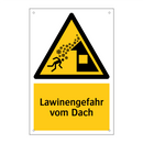 Lawinengefahr vom Dach