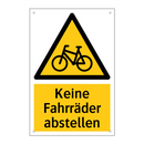 Keine Fahrräder abstellen