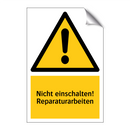 Nicht einschalten! Reparaturarbeiten