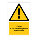 Keine USB-Speichergeräte verwenden