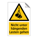 Nicht unter hängenden Lasten gehen
