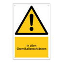 In allen Chemikalienschränken