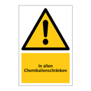 In allen Chemikalienschränken