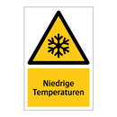Niedrige Temperaturen