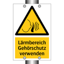Lärmbereich Gehörschutz verwenden