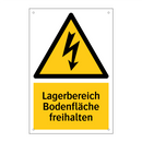 Lagerbereich Bodenfläche freihalten