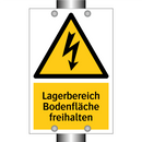 Lagerbereich Bodenfläche freihalten