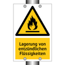 Lagerung von entzündlichen Flüssigkeiten