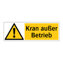 Kran außer Betrieb