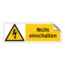Nicht einschalten