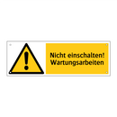 Nicht einschalten! Wartungsarbeiten