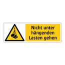 Nicht unter hängenden Lasten gehen