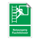 Notausgang Fluchtfenster