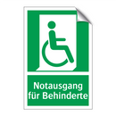 Notausgang für Behinderte