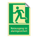 Notausgang ist alarmgesichert