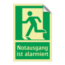 Notausgang ist alarmiert