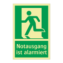 Notausgang ist alarmiert