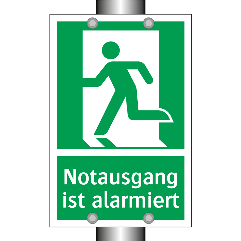 Notausgang ist alarmiert