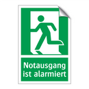 Notausgang ist alarmiert