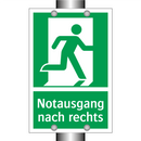 Notausgang nach rechts