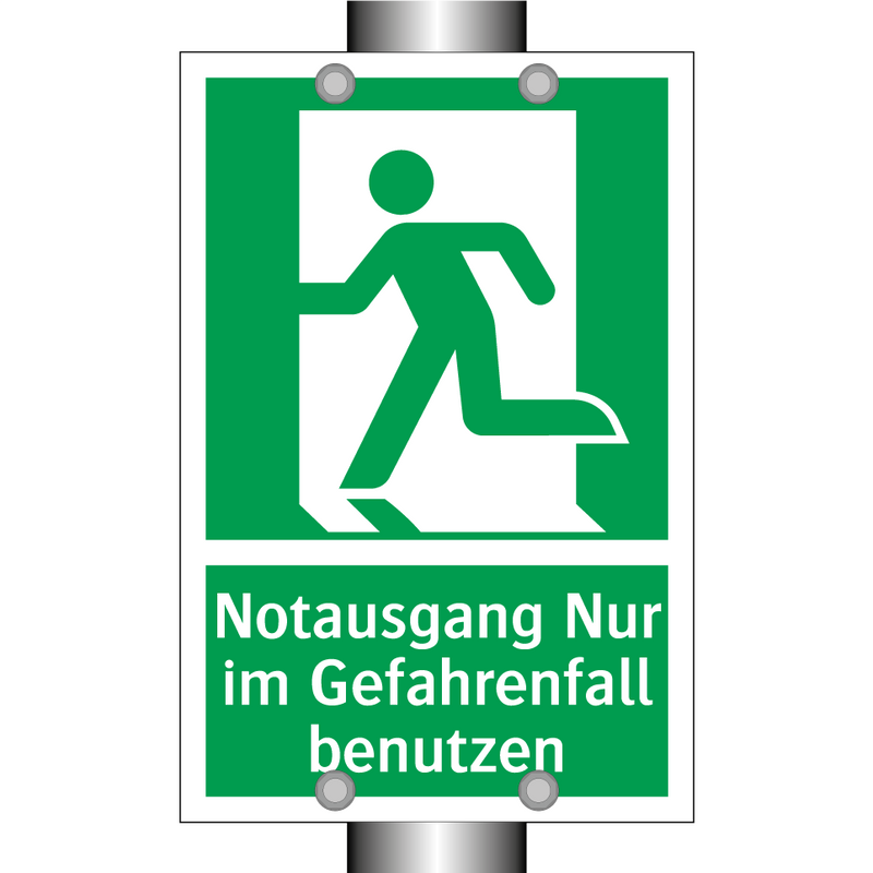 Notausgang Nur im Gefahrenfall benutzen