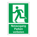 Notausgang Parken verboten